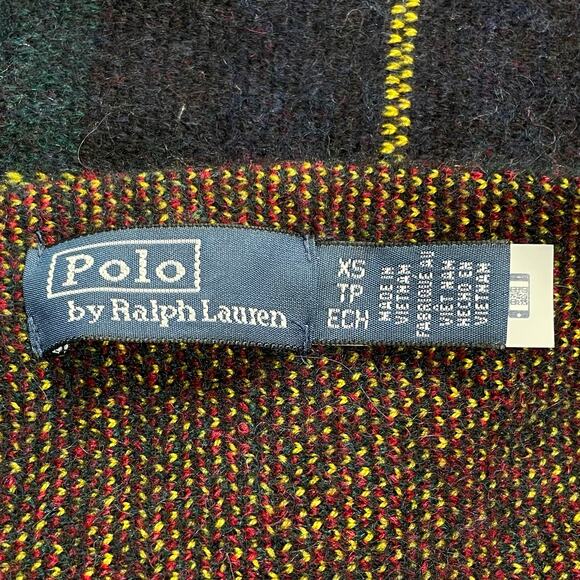 Polo By Ralph Lauren Checked Alpaca Wool Midi Skirt XS - Picture 7 of 7